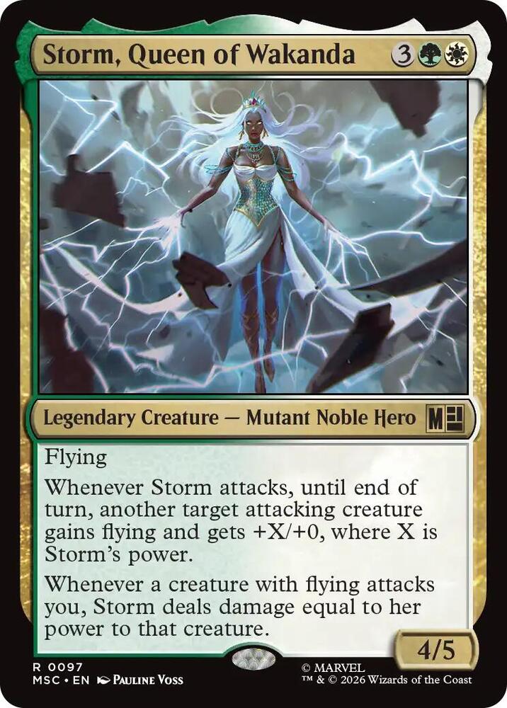 Storm, Queen of Wakanda (Surge Foil) (97) [Marvel Super Heroes Commander]