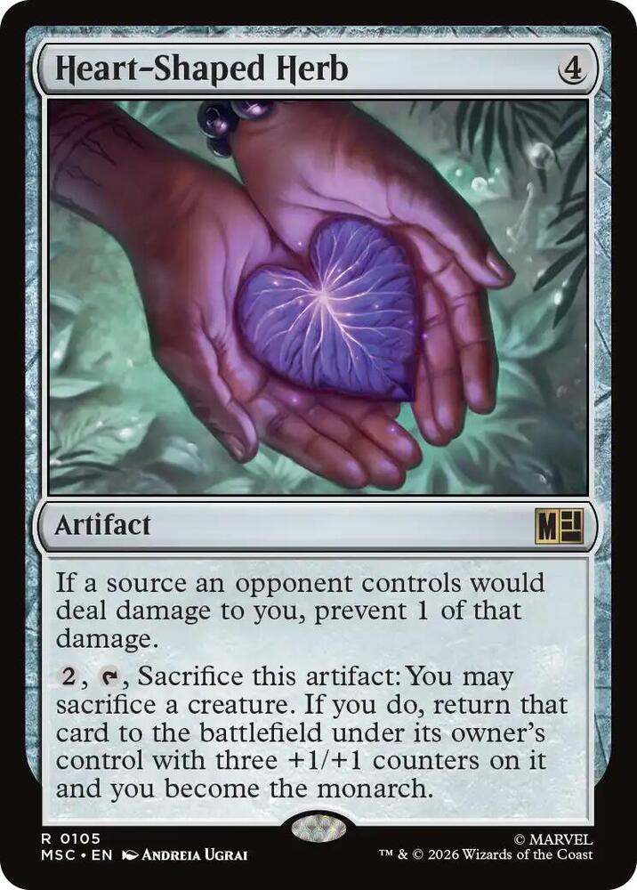 Heart-Shaped Herb (Surge Foil) (105) [Marvel Super Heroes Commander]