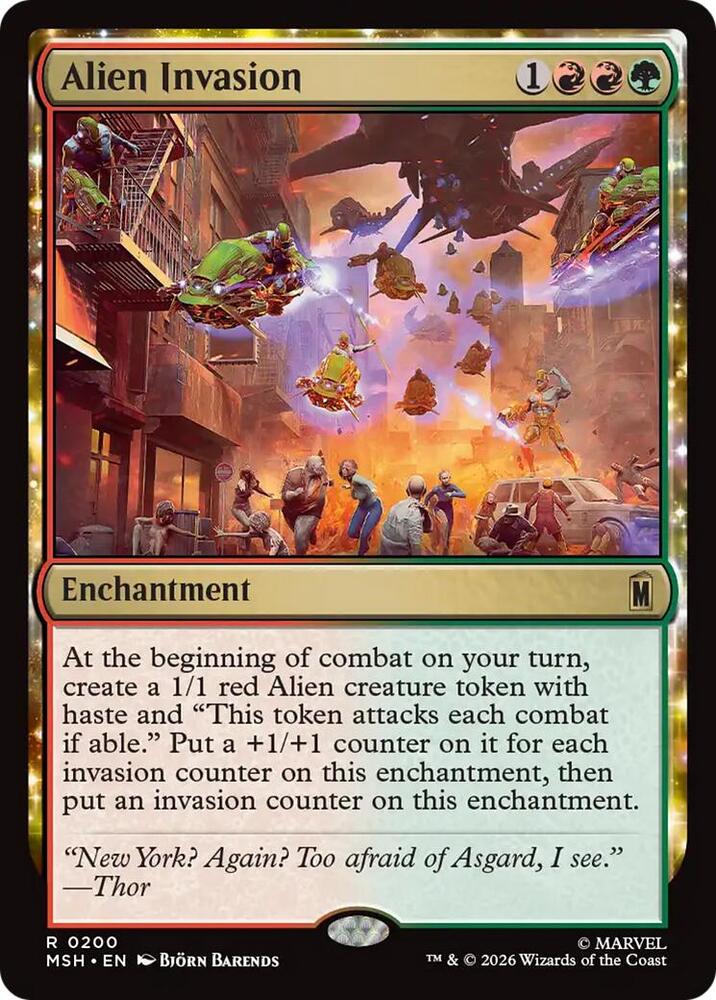 Alien Invasion (200) [Marvel Super Heroes]