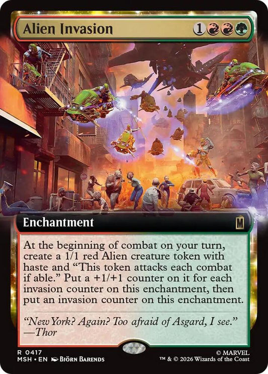 Alien Invasion (Extended Art) (417) [Marvel Super Heroes]