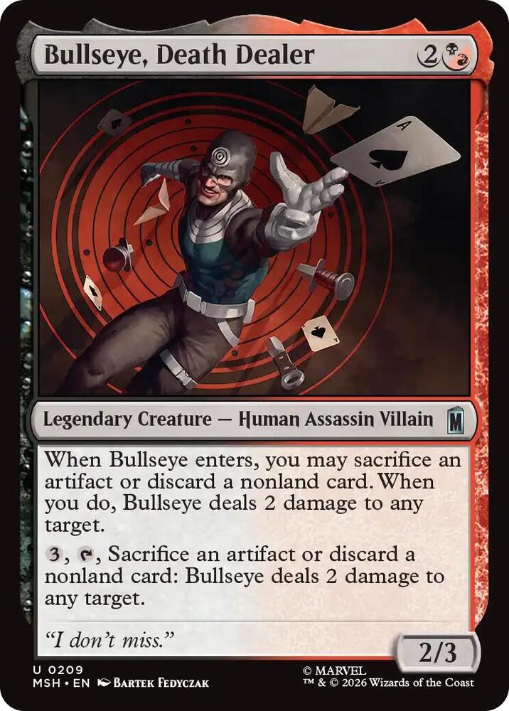 Bullseye, Death Dealer (209) [Marvel Super Heroes]