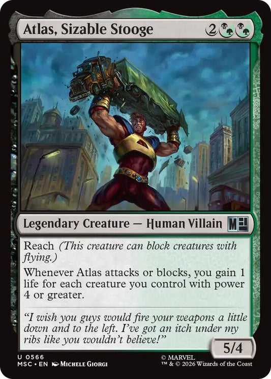 Atlas, Sizable Stooge (566) [Marvel Super Heroes Commander]