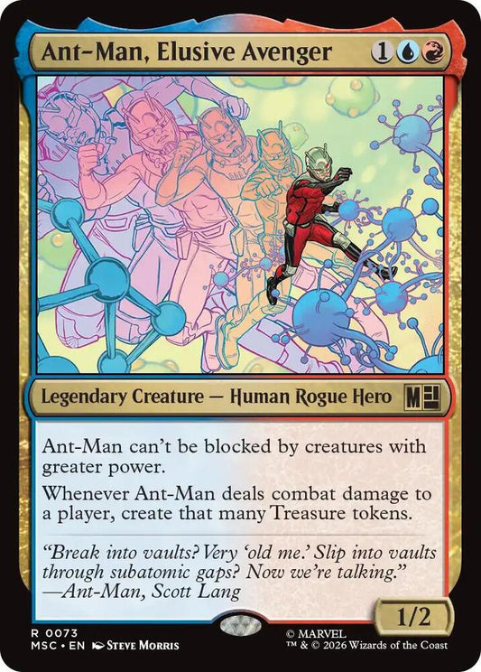 Ant-Man, Elusive Avenger (Surge Foil) (73) [Marvel Super Heroes Commander]