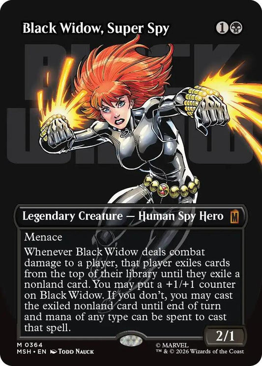 Black Widow, Super Spy (Borderless) (0364) [Marvel Super Heroes]