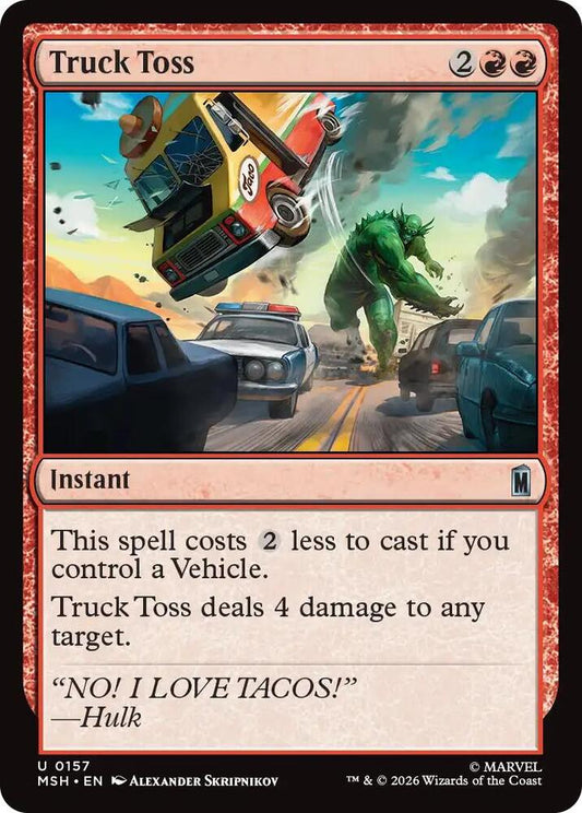 Truck Toss (157) [Marvel Super Heroes]