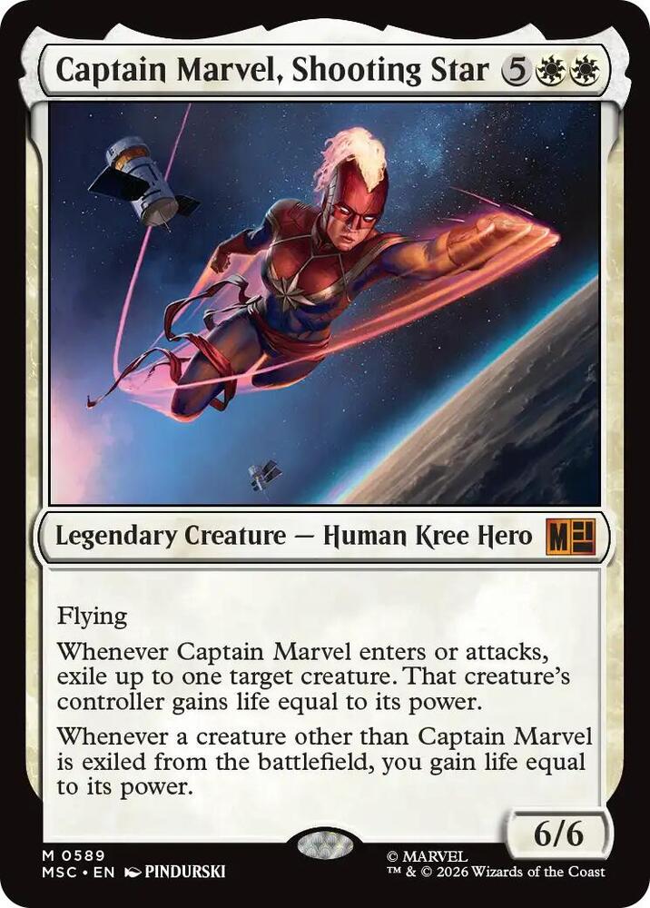 Captain Marvel, Shooting Star (589) [Marvel Super Heroes Commander]