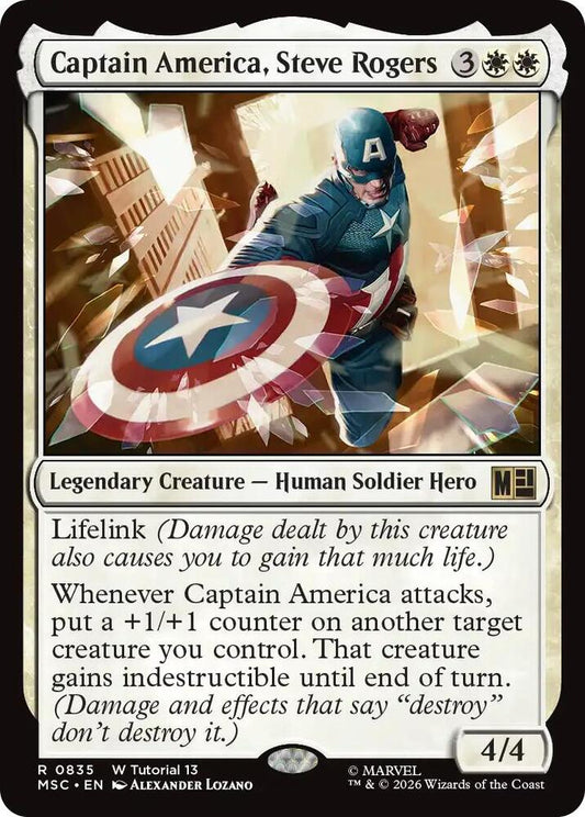 Captain America, Steve Rogers (0835) [Marvel Super Heroes Commander]
