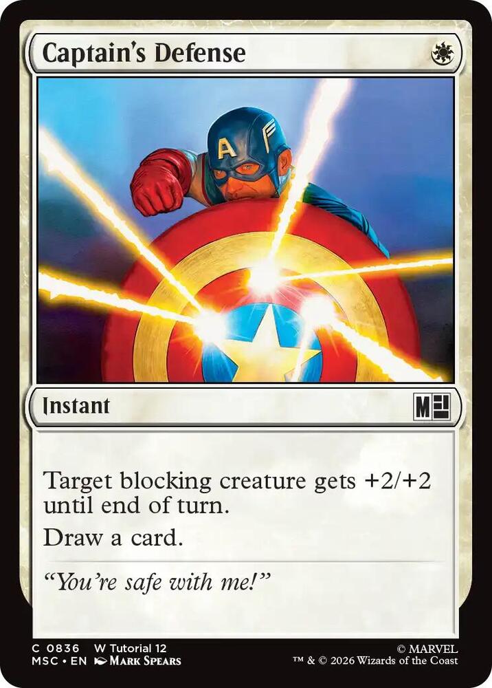 Captain's Defense (0836) [Marvel Super Heroes Commander]