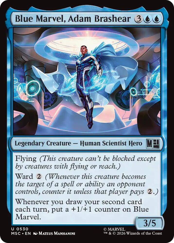 Blue Marvel, Adam Brashear (530) [Marvel Super Heroes Commander]