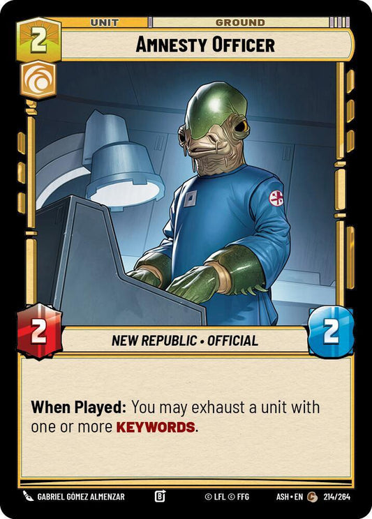 Amnesty Officer (214/264) [Ashes of the Empire]