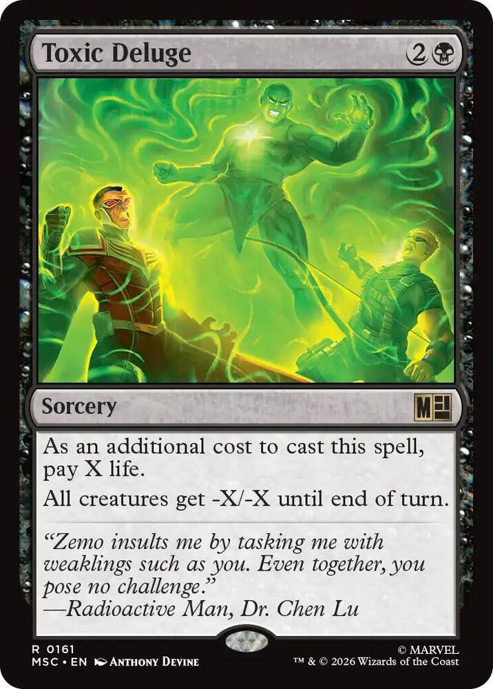Toxic Deluge (Surge Foil) (161) [Marvel Super Heroes Commander]