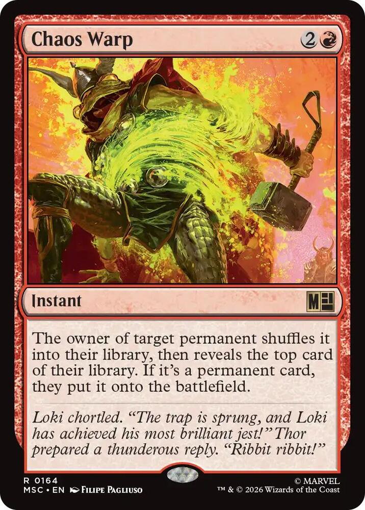 Chaos Warp (Surge Foil) (164) [Marvel Super Heroes Commander]