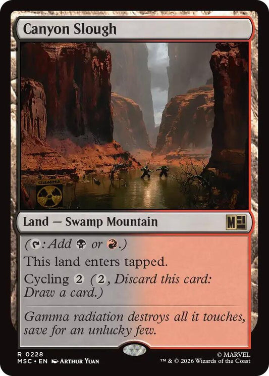 Canyon Slough (Surge Foil) (228) [Marvel Super Heroes Commander]