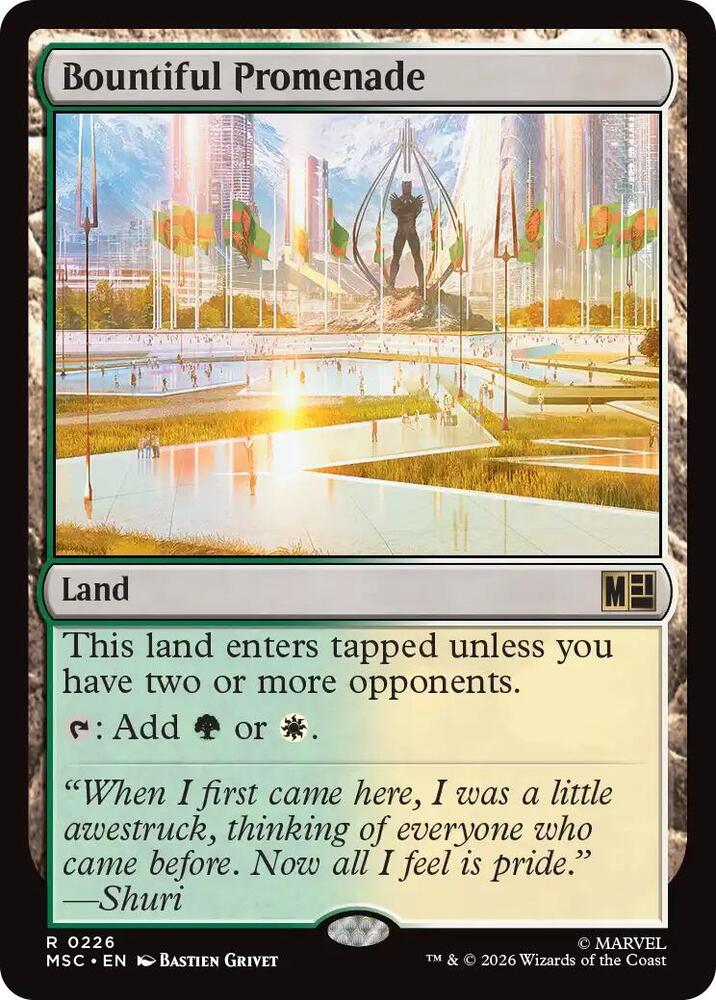 Bountiful Promenade (226) [Marvel Super Heroes Commander]