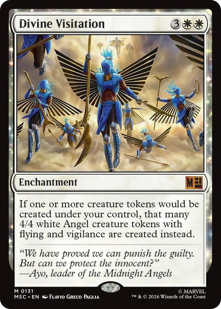 Divine Visitation (Surge Foil) (131) [Marvel Super Heroes Commander]