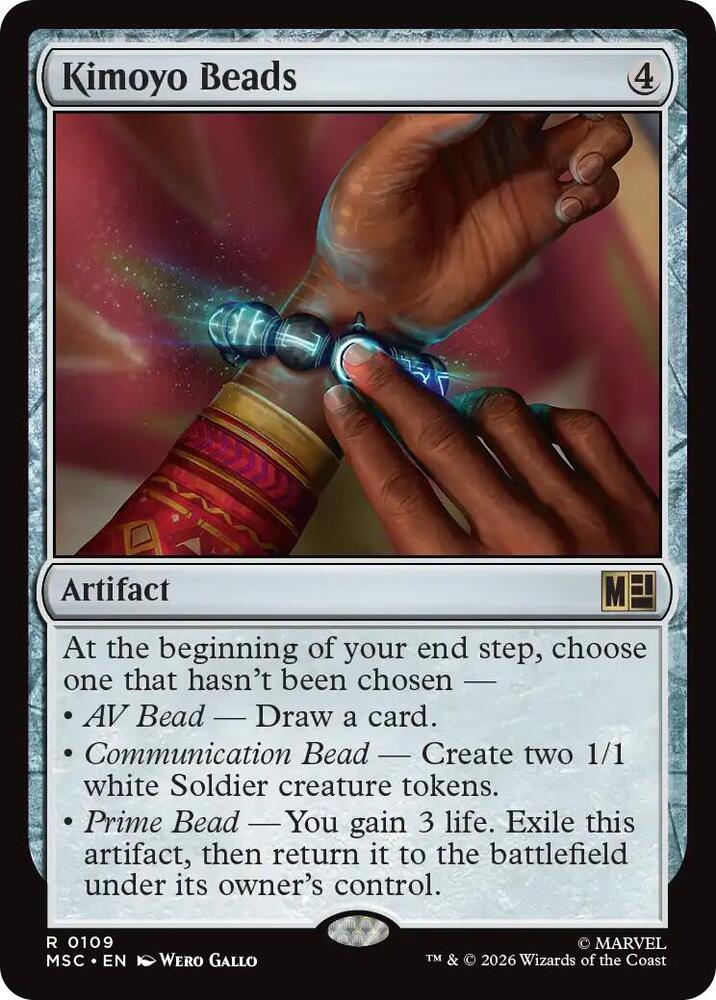 Kimoyo Beads (Surge Foil) (109) [Marvel Super Heroes Commander]