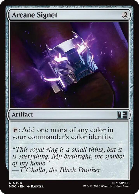 Arcane Signet (0194) (Surge Foil) [Marvel Super Heroes Commander]