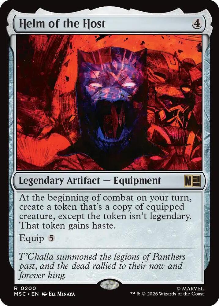 Helm of the Host (Surge Foil) (200) [Marvel Super Heroes Commander]