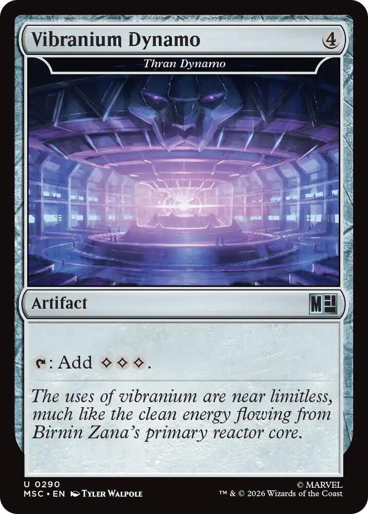 Vibranium Dynamo - Thran Dynamo (Surge Foil) (290) [Marvel Super Heroes Commander]