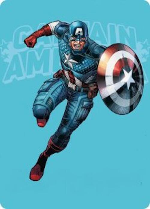 Captain America, Super-Soldier Art Card (21) [Marvel Super Heroes Art Series]