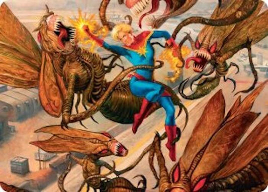Captain Marvel, Apex Avenger Art Card (36) [Marvel Super Heroes Art Series]