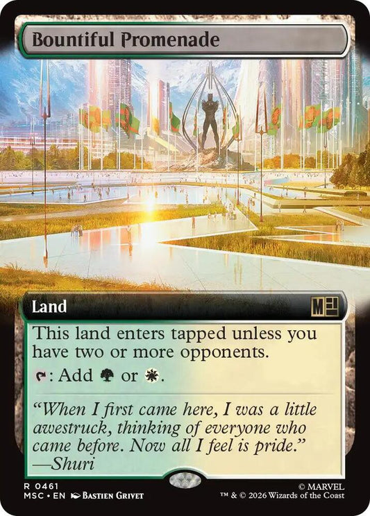 Bountiful Promenade (Extended Art) (461) [Marvel Super Heroes Commander]