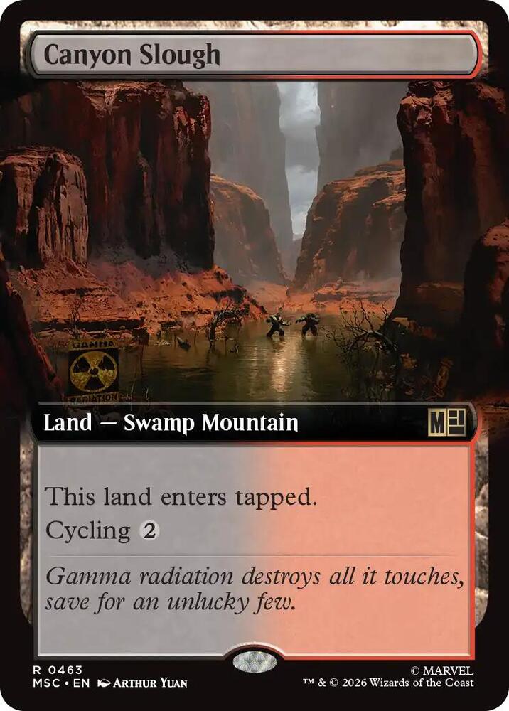 Canyon Slough (Extended Art) (463) [Marvel Super Heroes Commander]