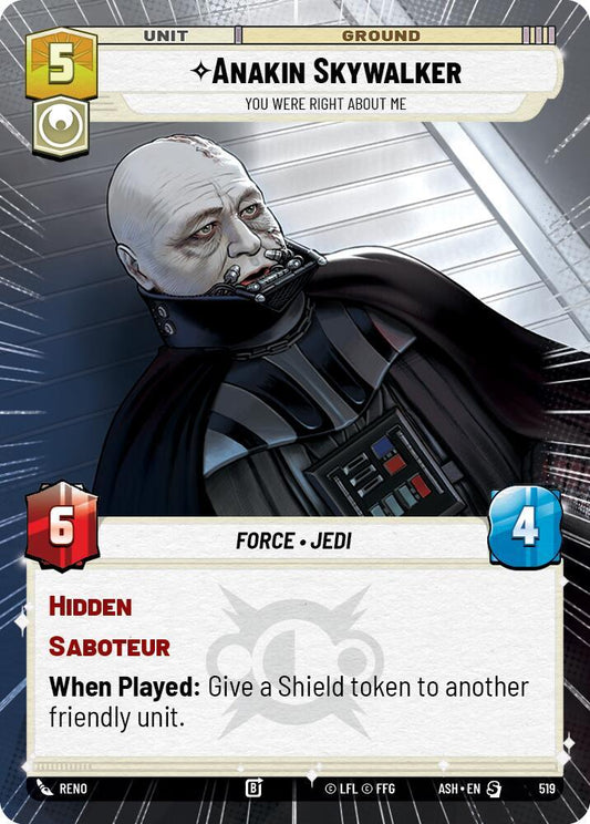 Anakin Skywalker - You Were Right About Me (Hyperspace) (519) [Ashes of the Empire]