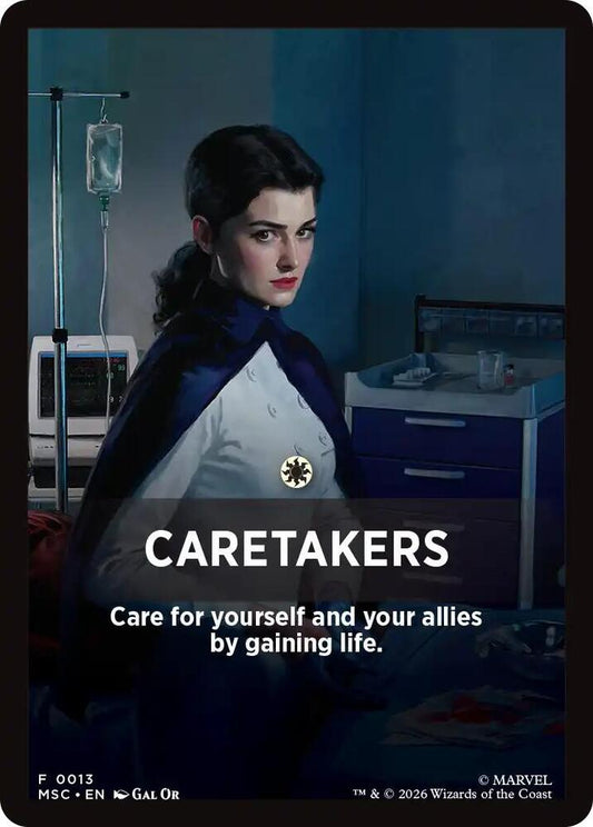Caretakers Theme Card (13) [Marvel Super Heroes Commander]