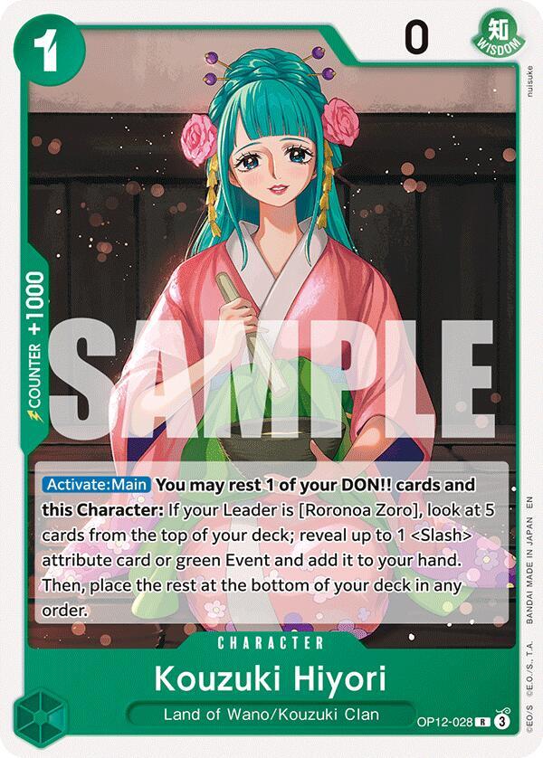 Kouzuki Hiyori (OP12-028) [Starter Deck 32: GREEN Roronoa Zoro]