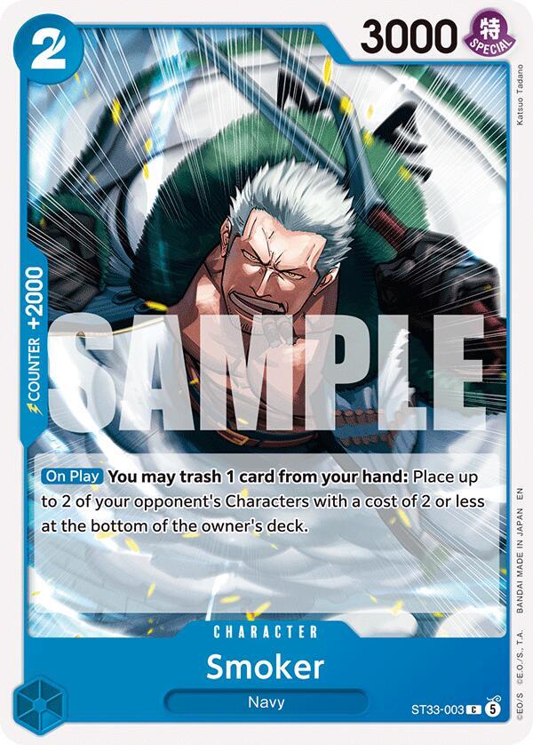 Smoker (ST33-003) [Starter Deck 33: BLUE Kuzan]