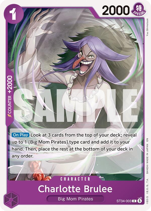 Charlotte Brulee (ST34-003) [Starter Deck 34: PURPLE Charlotte Katakuri]