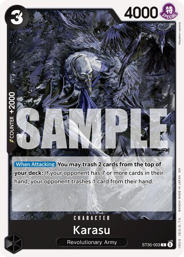 Karasu (ST35-003) [Starter Deck 35: RED/BLACK Sabo]