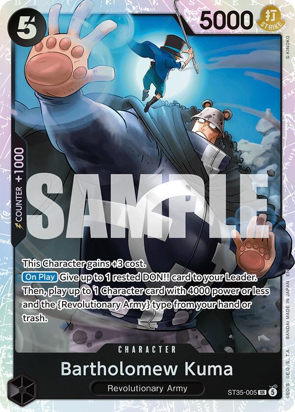 Bartholomew Kuma (ST35-005) [Starter Deck 35: RED/BLACK Sabo]