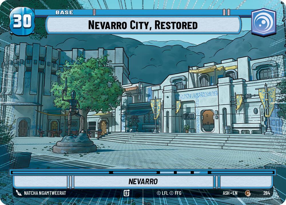 Nevarro City, Restored // Advantage (Hyperspace) (284 // T05) [Ashes of the Empire]