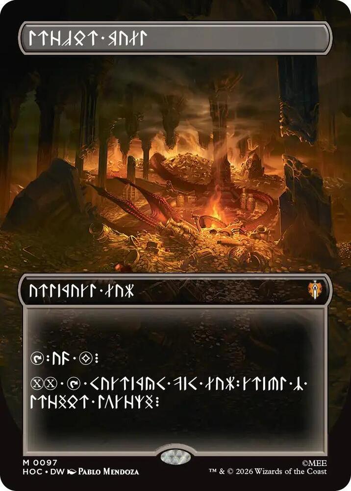 Treasure Vault (Borderless) (Dwarvish) (97) [The Hobbit: Eternal-Legal]