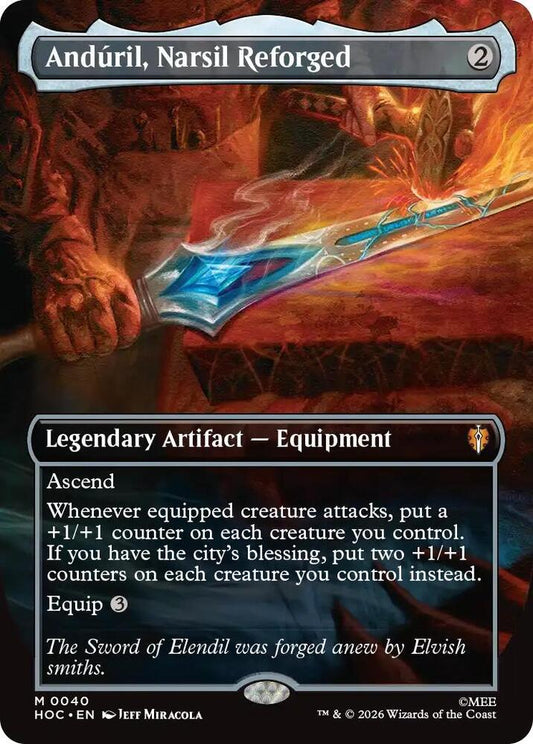 Anduril, Narsil Reforged (Borderless) (40) [The Hobbit: Eternal-Legal]