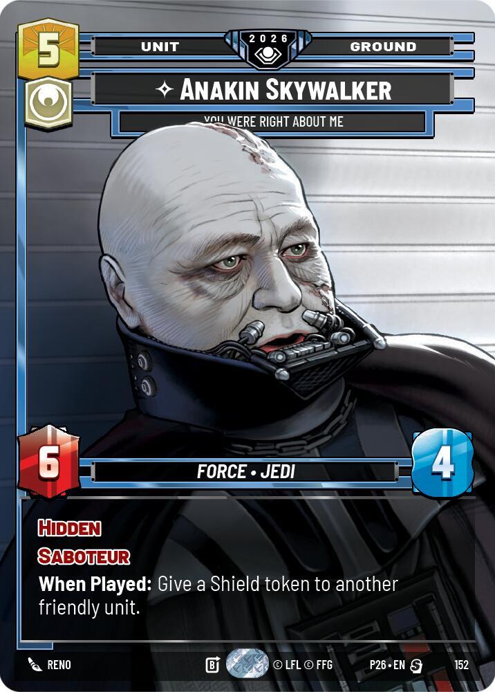 Anakin Skywalker - You Were Right About Me (Prize Wall) (152) [Galactic Championship 2026]
