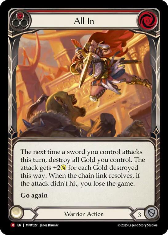 All In (Red) (MPW027) [Mastery Pack Warrior]