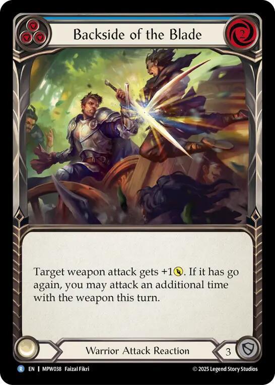 Backside of the Blade (Blue) (MPW038) [Mastery Pack Warrior]