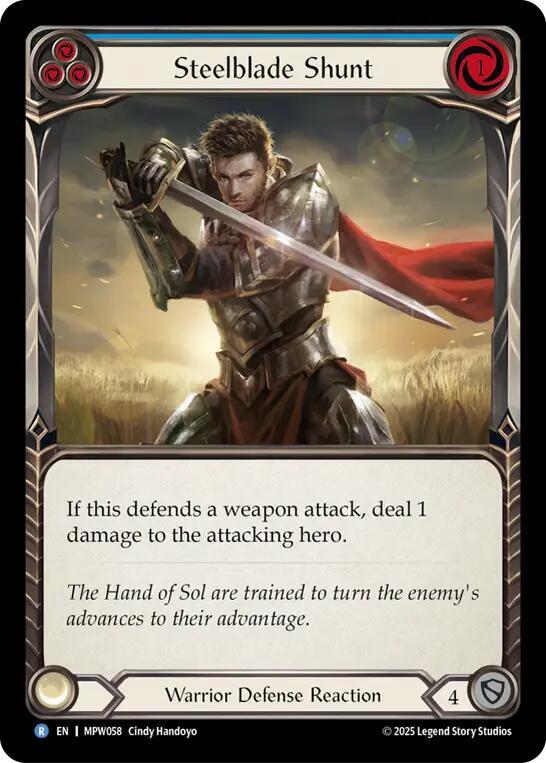 Steelblade Shunt (Blue) (MPW058) [Mastery Pack Warrior]