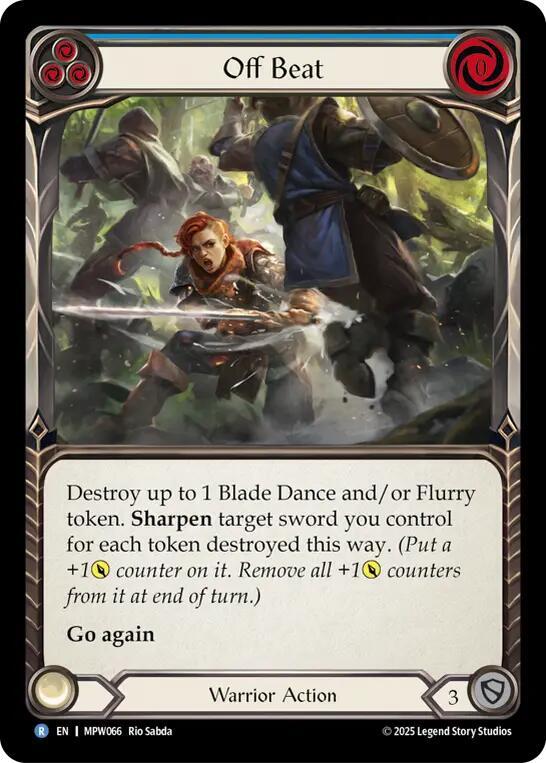 Off Beat (Blue) (MPW066) [Mastery Pack Warrior]