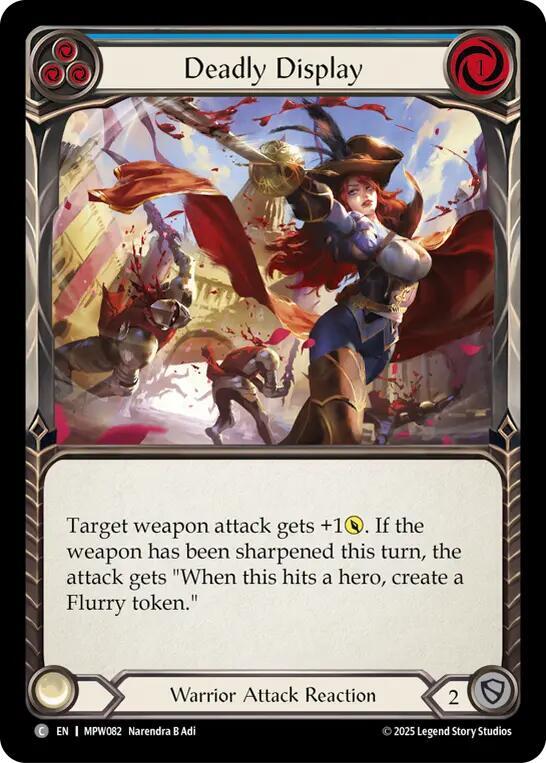 Deadly Display (Blue) (MPW082) [Mastery Pack Warrior]