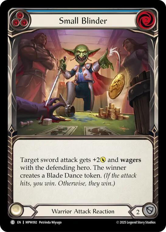 Small Blinder (Blue) (MPW092) [Mastery Pack Warrior]