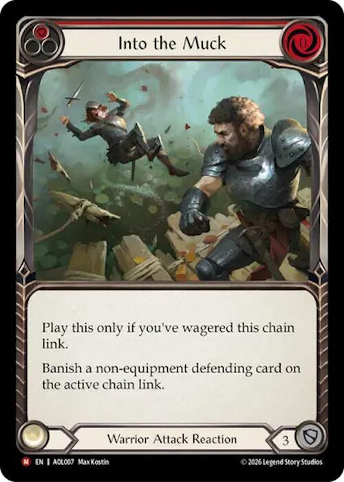 Into the Muck (Red) (AOL007) [Armory Deck: Olympia, Prized Fighter]