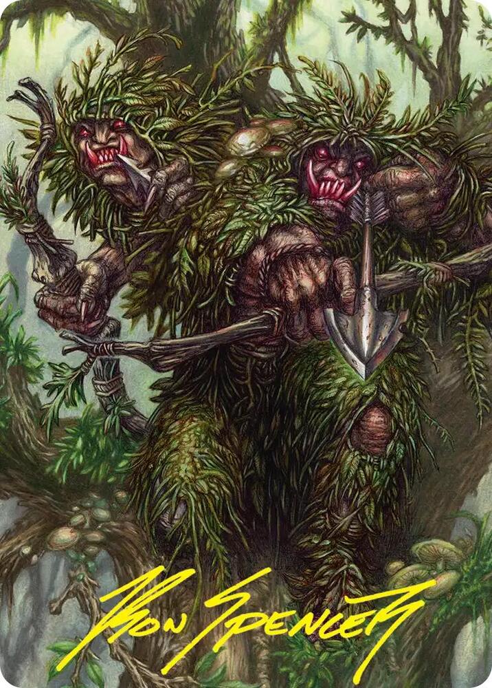 Orcish Bowmasters Art Card (Gold-Stamped Signature) (30) [The Hobbit Art Series]
