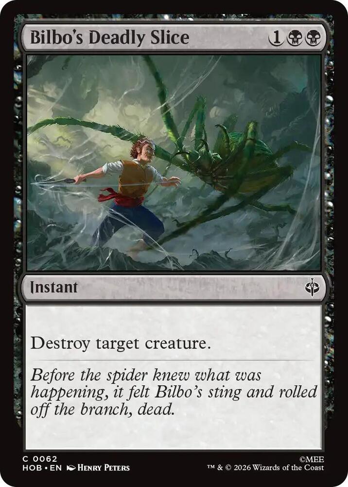 Bilbo's Deadly Slice (62) [The Hobbit]