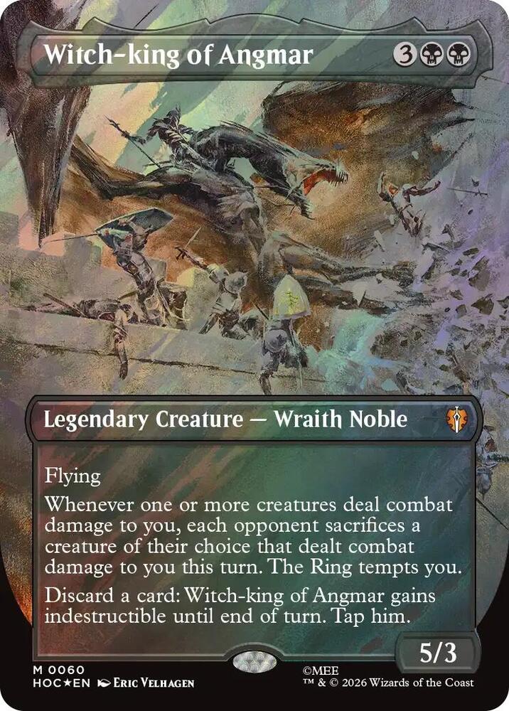 Witch-king of Angmar (Borderless) (Surge Foil) (60) [The Hobbit: Eternal-Legal]