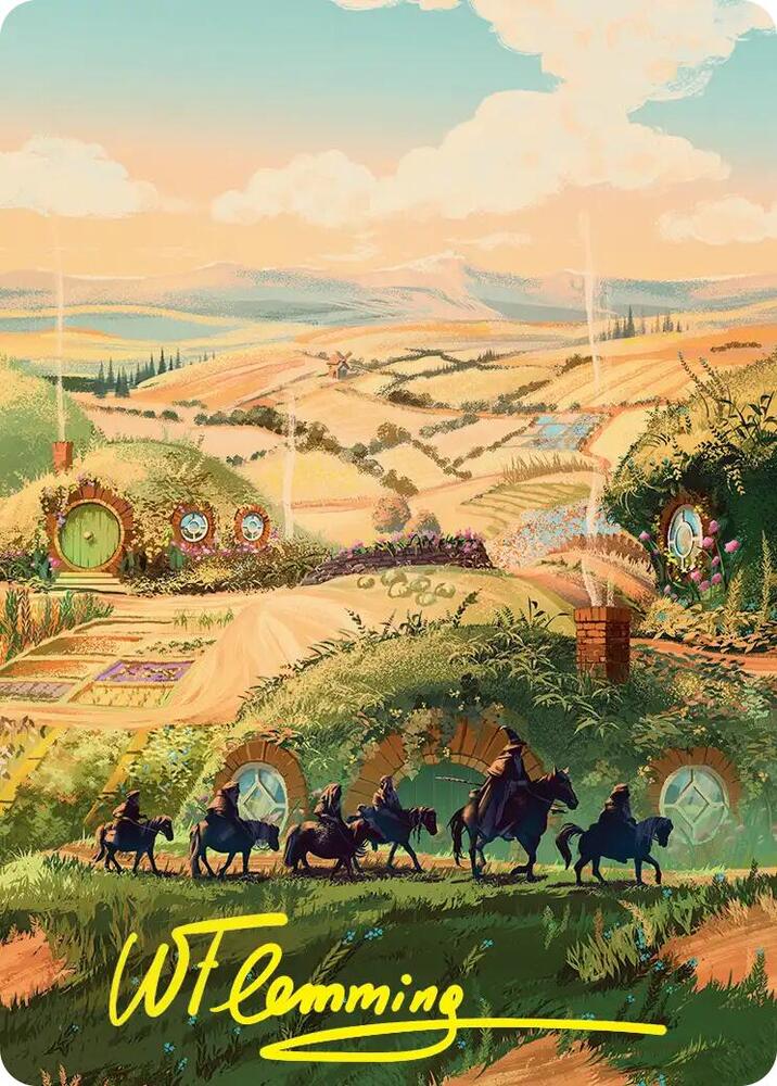 Plains Art Card (Gold-Stamped Signature) (41) [The Hobbit Art Series]