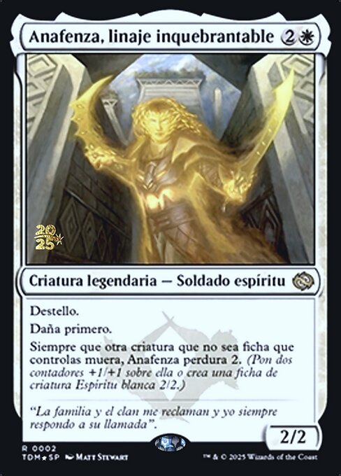 Anafenza, Unyielding Lineage (2s) [Tarkir: Dragonstorm Promos]